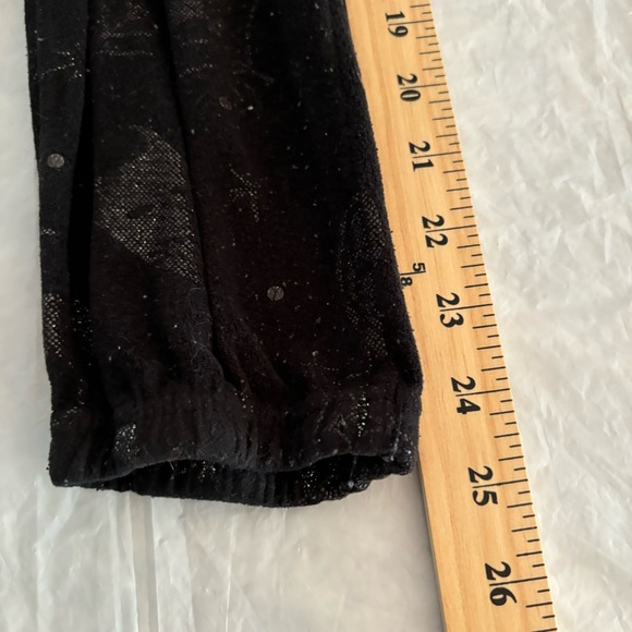 Disney Nightmare before Christmas PJ pants in black velour SZ M. NWOT - Picture 6 of 12